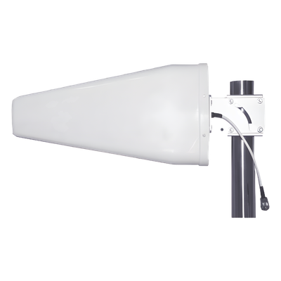 Antena Direccional Logarítmica 5G/4G/3G/ Especial para Cualquier Dispositivo Celular/ Amplio Rango de Frecuencias; 698-960 MHz / 1710-2700 MHz/ Proporciona 11 dBi de ganancia.