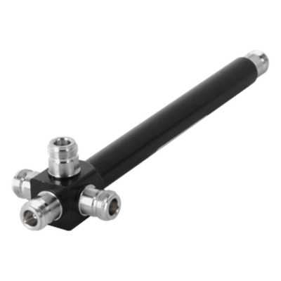 Divisor de Potencia 4 Salidas / 698-2700 MHz / PIM -120 dBc / 200W Potencia Máxima / Conectores N Hembra / Pérdida 6.32 dB / 50 Ohm