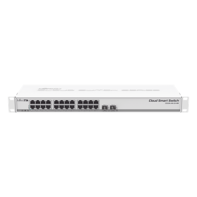 Cloud Smart Switch, 24 puertos Gigabit, 2 puertos SFP+ SwitchOS