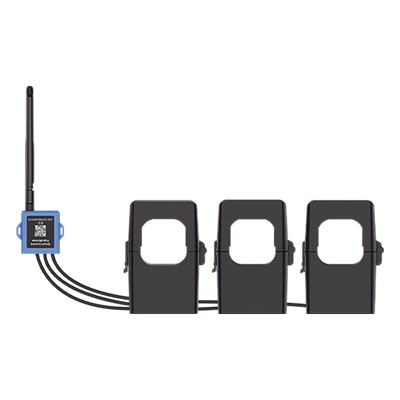 Medidor de corriente LoRaWAN para tres fases hasta 500 ampers