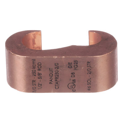 Conector de Conexión Tierra tipo «E» para Conductor de Cobre 3/0 Awg – 250Kcmil, 1 Pieza