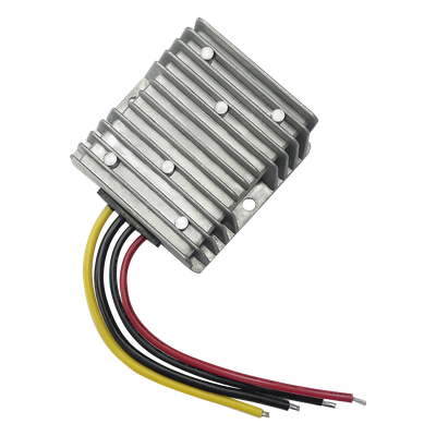 Convertidor DC-DC / 12V a 24V / 240W / 10A / Eficiencia 93% / IPX7 / Protecciones Múltiples / Industrial