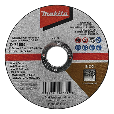 Disco 4 – 1/2″/ Inox y Acero