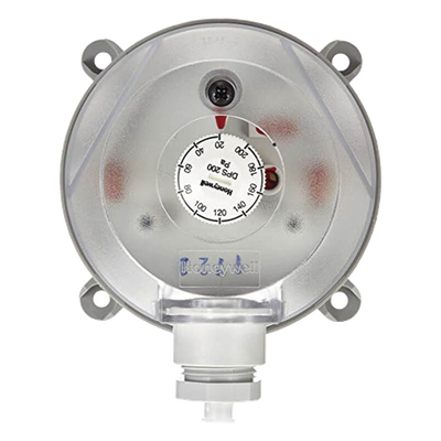 Interruptor de presión diferencial ajustable de 20 a 200 Pa, montaje en ducto, para aire acondicionado y ventilación