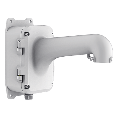 Montaje de Pared para Exterior con Caja de Conexión / Compatible con Domos PTZ HIKVISION y epcom