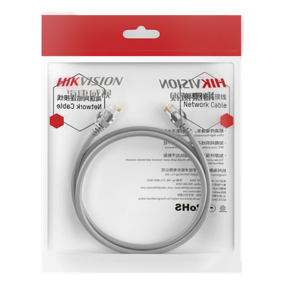 Cable de Parcheo (Patch Cord) / UTP / Cat. 6 (24 AWG) / 10 Metros (32.81 Pies) / Color Gris / Ideal para PoE+ / Interior