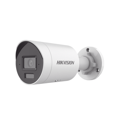 [Dual Light + 2 Micrófonos Integrados] Bala IP 2 Megapixel / Lente 2.8 mm / 40 mts Luz Blanca + 40 mts IR / ACUSENSE / Exterior IP67 / WDR 120 dB / PoE  / Micro SD / Metal / ACUSEEK