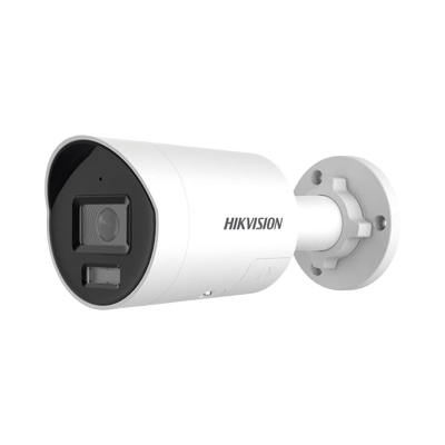 [Dual Light + ColorVu 3.0 + HikAI] Bala IP 8 Megapixel / Lente 2.8 mm / 40 mts IR + Luz Blanca / 2 Microfonos Integrados / Exterior IP67 / Estrobo Luz Blanca / WDR 130 dB / ACUSENSE 3.0 / Metal / NEMA 4X / ACUSEEK