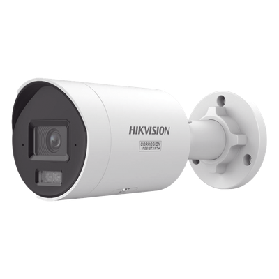 [Dual Light + ColorVu 3.0 + HikAI] Bala IP 8 Megapixel / Lente 2.8 mm / 40 mts IR + Luz Blanca / 2 Microfonos Integrados / Exterior IP67 / WDR 130 dB / ACUSENSE 3.0 / Metal / NEMA 4X / ACUSEEK