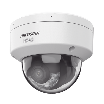 [Dual Light + ColorVu 3.0 + HikAI] Domo IP 4 Megapixel / Lente 2.8 mm / 30 mts IR + Luz Blanca / 2 Microfonos Integrados / Exterior IP67 / WDR 130 dB / ACUSENSE 3.0 / Metal / NEMA 4X / ACUSEEK