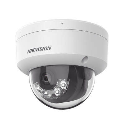 [Dual Light + 2 Micrófonos Integrados] Domo IP 6 Megapixel / Lente 2.8 mm / 30 mts Luz Blanca + 30 mts IR / ACUSENSE / Exterior IP67 / IK10 / WDR 120 dB / PoE / ONVIF / Micro SD / Metal / ACUSEEK