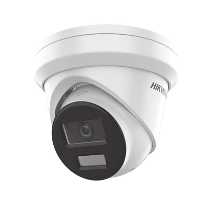 [Dual Light + 2 Micrófonos Integrados] Turret IP 4 Megapixel / Lente 2.8 mm / 30 mts Luz Blanca + 30 mts IR / ACUSENSE / Exterior IP67 / WDR 120 dB / PoE / ONVIF / Micro SD/SDHC/SDXC / Metal / ACUSEEK