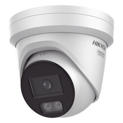 [Dual Light + ColorVu 3.0 + HikAI] Turret IP 6 Megapixel / Lente 2.8 mm / 30 mts IR + Luz Blanca / 2 Microfonos Integrados / Exterior IP67 / Estrobo Luz Blanca / WDR 130 dB / ACUSENSE 3.0 / Metal / NEMA 4X / ACUSEEK