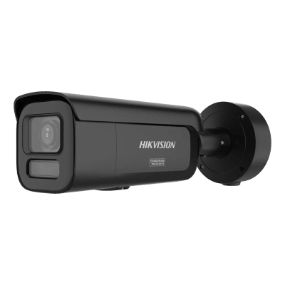 [Dual Light + ColorVu 3.0 + HikAI] Bala IP 4 Megapixel / Lente Mot. 2.8 a 12 mm / 60 mts IR + Luz Blanca / Exterior IP67 / WDR 130 dB / ACUSENSE 3.0 / Microfono Integrado / Metal / NEMA 4X / ACUSEEK