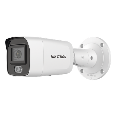 Bala IP 4 Megapixel / Imagen a color 24/7 / Lente 2.8 mm / Luz Blanca 40 mts / Exterior IP67 / WDR 120 dB / Audio y Alarma / Captura Facial / Onvif / MicroSD