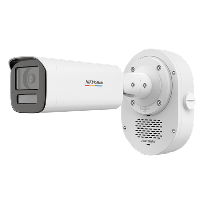 [SoundMax] Cámara Bullet TurboHD 2 Megapixel / ColorVu / Audio Bidireccional / Sirena Integrada / Luz Dual 60m IR + 60m Luz Blanca / Exterior IP67 / Alarma Audible y Estroboscópica / 90° de Visión