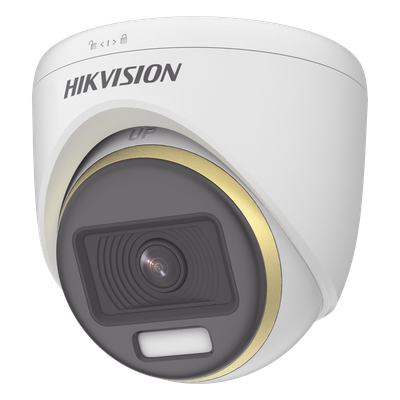 [ColorVu] Turret TURBOHD 4K (8 Megapixel) / Lente 2.8 mm / Imagen a Color 24/7 / Luz Blanca 40 mts / Exterior IP67 / WDR 130 dB