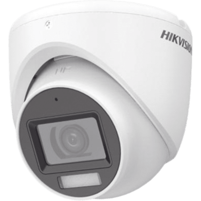 [Dual Light + ColorVu] Turret TURBOHD 2 Megapixel (1080p) / Lente 2.8 mm / 30 mts IR + 20 mts Luz Blanca / Gran Angular 101° / Exterior IP67 / Micrófono Integrado /  4 Tecnologías /  Metal