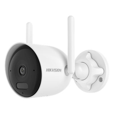 Bala IP 4 Megapixel / Lente 2.8 mm / Dual Light (30 mts IR + 30 mts Luz Blanca) / Wi-Fi / ACUSENSE /  Audio Bidireccional (Micrófono y Bocina) / IP66 / dWDR /