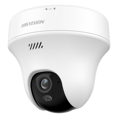 Turret PT IP 3 Megapixel (2K) Megapixel / Lente 2.8 mm / Dual Light (10 mts IR + 10 mts Luz Blanca) / Wi-Fi 6 / Interior / ACUSENSE / dWDR / H.265 / Audio Bidireccional (Micrófono y Bocina) / 5 VCD