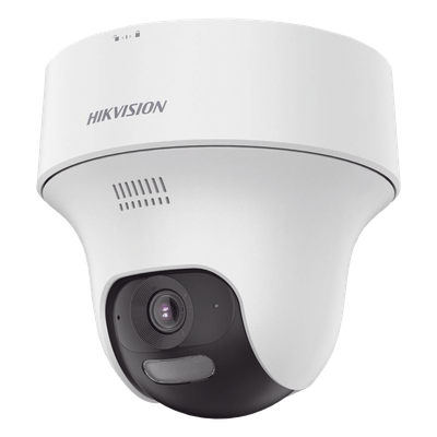 Turret PT IP 2 Megapixel / Lente 2.8 mm / Dual Light (20 mts IR + 15 mts Luz Blanca) / Wi-Fi / IP54 / dWDR / H.265 / Audio Bidireccional (Micrófono y Bocina) / Micro SD