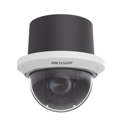 PTZ IP 4K (8 Megapixel) / 25X Zoom / Uso en Plafon / IP54 / ACUSEEK / DARKFIGHTER / ACUSENSE / WDR 120 dB / Audio y Alarmas I/O / HLC / EIS / PoE+ / Micro SD