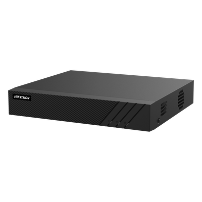 NVR 8 Megapixel (4K) (Compatible con Cámaras ACUSENSE) / 4 canales IP / 4 Puertos PoE+ / 1 Bahía de Disco Duro / Salida de Vídeo en 4K / 300 Metros PoE Modo Extendido