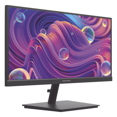Monitor LED Full HD (1920 X 1080) de 21.5″ / Ideal para CCTV, Oficina y Hogar / Entrada HDMI-VGA / Montaje VESA (75 X 75) / Uso 24/7 / Backlight E-LED / 100 Hz / Ultra Delgado / Bocinas Integradas