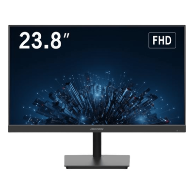 Monitor LED FullHD (1080p) de 24″ / Ideal para CCTV, Oficina y Hogar / Entrada HDMI-VGA-BNC / Montaje VESA ( 75 X 75) / Uso 24/7 / Backlight E-LED / Ultra Delgado