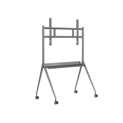 Montaje de Piso Móvil para Pantallas de 55″  hasta 75″ / Compatible con VESA / Incluye Soporte para la Pantalla