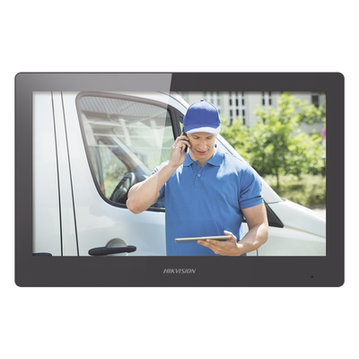 Monitor Touch Screen 10″ para Videoportero IP / Estético / Video en Vivo / WiFi / Apertura Remota / llamada entre monitores / Audio de dos vías / Policarbonato