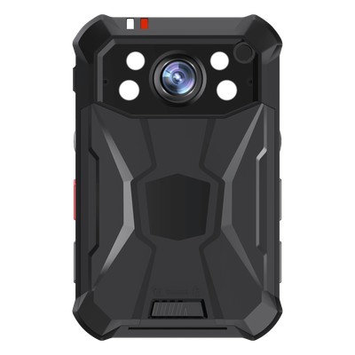 Body Camera Portátil / Grabación 2K a 30 fps / 40 MP Fotos / IP68 MIL-STD-810G / 4G WiFi GPS / 64 GB / Pantalla 2.4″ LCD / PTT y SOS
