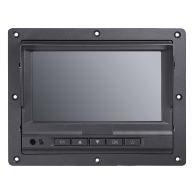 Monitor Táctil (Touch) y Botones de 7″ LCD /  Compatible con DVR Móvil HIKVISION / Conector Tipo Aviación