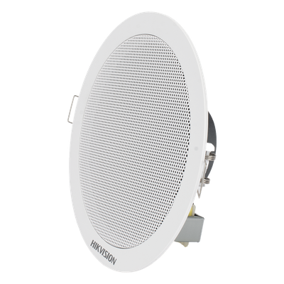 Altavoz Montaje en Plafón | 6 Watts | 100 V | Rejilla de Metal | Color Blanco | Uso Interior