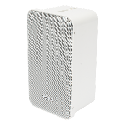 Altavoz Tipo Columna | 20 Watts | 100 V | Rejilla de Metal | Color Blanco | Montaje en L | Exterior IP66