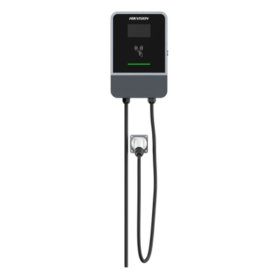 Estación de Carga para Vehículos Eléctricos / 32 A / 7 kW / Conector Tipo 2 (IEC 62196) / 230 V Monofásico / Pantalla LCD 4.3 in / Cable 5 m / Plug and Play / APP Móvil / RFID / IP55 e IK10