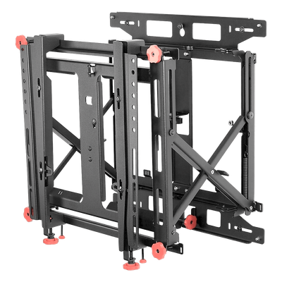 Soporte Muro para video wall LCD / Liberación Rápida / Para Pantallas 46″-60″ / Ajuste Micro Sin Herramientas XYZ 1.5″ / VESA 600×400 mm / Carga Máxima 56Kg / Gestión Integrada de Cables