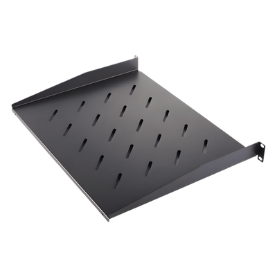 Charola para Soportar Equipos en Rack de 19″ / Profundidad de 35 CM / Color Negro / 1 U Rack