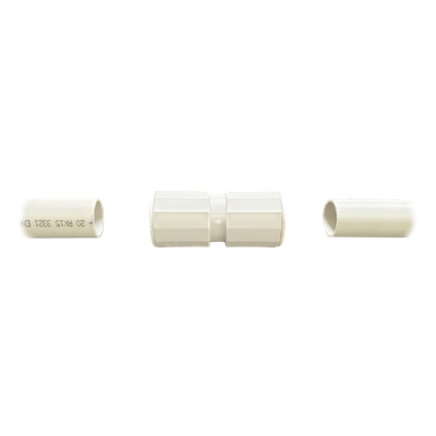 Manguito / Cople Morbidx IP67 libre de halógenos para unir tubería rígida de 40 mm (1 1/2″) permite una instalación hermética no necesita pegamento
