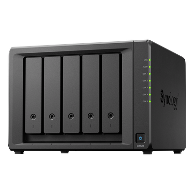 Unidad de Expansión DX525 | 5 Bahías para Unidades 3.5″ y 2.5″ | Intercambio en Caliente | Compatible con Synology DiskStation.