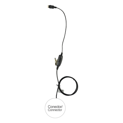 Micrófono de 1 cable serie LOC para Motorola EP350/450/450S, MAGONE, MOTOTRBO: DEP450,XPR3000,CP200D. Hytera TC500/600