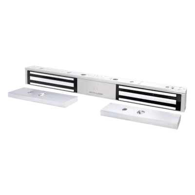 Chapa Magnética Doble 600 Lbs por Lado / Led de Estado / Libre de Magnetismo Residual / Sensor de Adherencia / UL