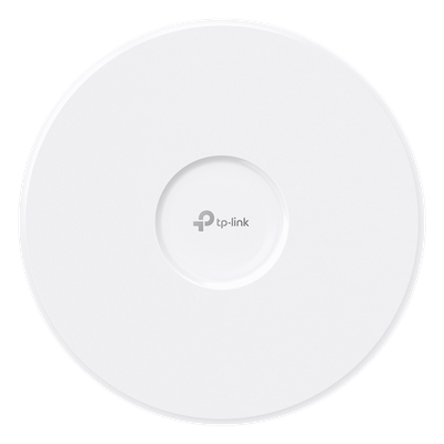 Punto de Acceso Omada / Wi-Fi 7 BE11000 MU-MIMO 2×2 / 1 Puerto 10 Gbps / Mesh Omada / Operaciones Multiencale (MLO) / Configuración por Controlador o Stand-Alone / Para Montaje en Techo/pared / Alimentación PoE+