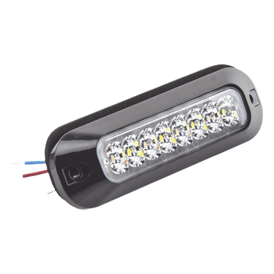 Luz Auxiliar Serie X3744, 8 LEDs Ultra Brillantes, color rojo claro.
