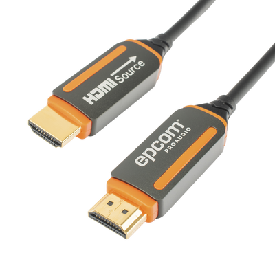 Cable HDMI de Fibra Óptica de 15 Metros (49.21 Pies) | Alta Definición | Versión 2.0 | Alta Velocidad 18Gbps | 4K@60Hz | HDCP 2.2 | Resistente a EMI y RFI