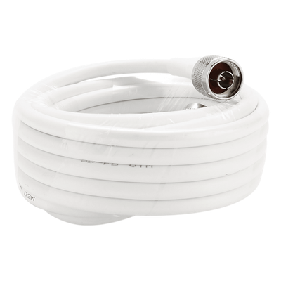 Jumper Coaxial con Cable Epcom295 | Conector N Macho en los Extremos | 6 Metros (19.69 Pies) de Longitud.