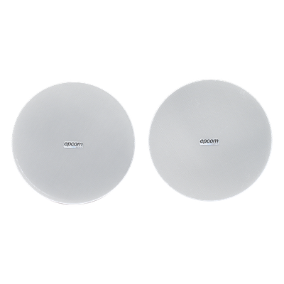 Kit de Bocinas de plafón 6.5in | Conexión Bluetooth | 2 x 20W | Frameless | Bocina Pasiva + Bocina Activa |