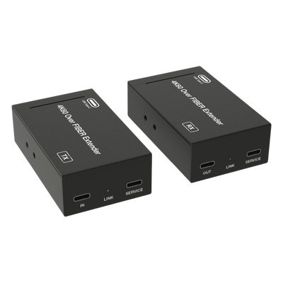 Extensor USB-C 4K60 sobre fibra única hasta 10 km