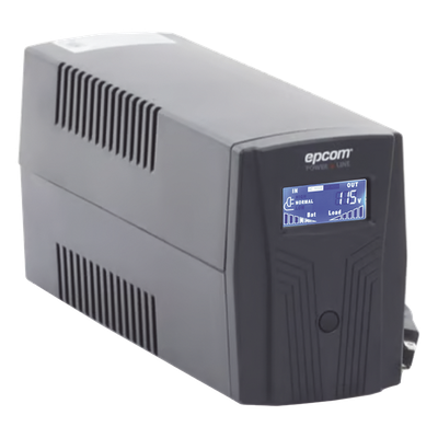 UPS de 600VA/360W / Topología Línea Interactiva / Entrada y Salida 120 Vca / Clavija NEMA 5-15P / 4 Tomas NEMA 5-15R