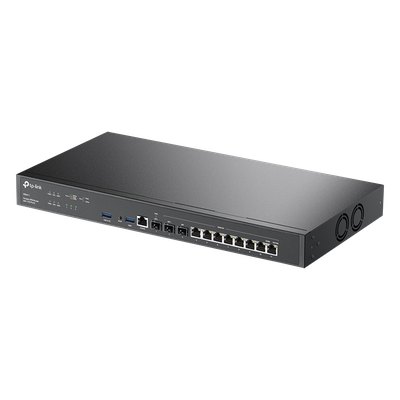 Router Omada VPN /  SDN Multi-WAN 10G / 1 Puerto WAN SFP+ 10G / 1 Puerto WAN/LAN SFP+ 10G / 1 Puerto WAN/LAN SFP 1G / 8 puertos LAN/WAN 1G / 2 Puertos USB / 2.3 Millones Sesiones Concurrentes / Administración Centralizada OMADA SDN.